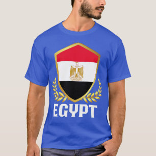 Camiseta Egito: Bandeira Orgulhosa do Egito