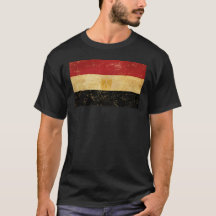 Egito: Bandeira Vintage Grunge Negro