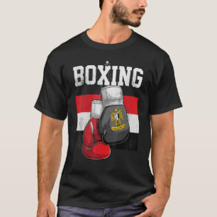 Camiseta Egito Boxando Luvas Boxer Bandeiras Egípcias