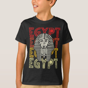 Camiseta Egito Deus Tutankhamun Retro Egito Faraó