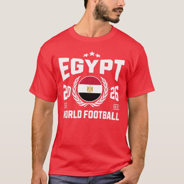 Camiseta Egito Futebol 2026 (Frente)