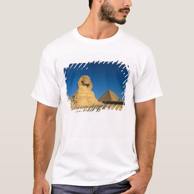 Camiseta Egito, Gizé, A Esfinge, Antigo Império, Unesco (Frente)