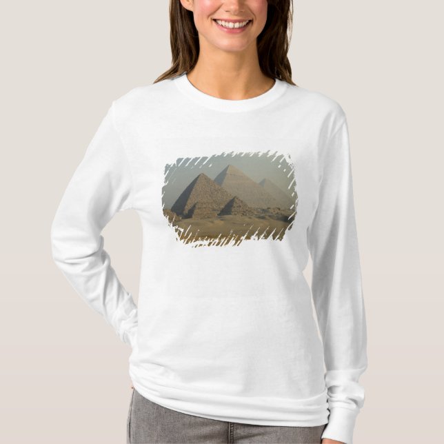 Camiseta Egito, Gizé, Complexo das Pirâmides de Gizé, Plana (Frente)