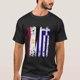 Camiseta Egito Grécia Meia Bandeira Egípcia Grega Hellas
