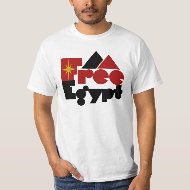 Camiseta Egito livre (Frente)