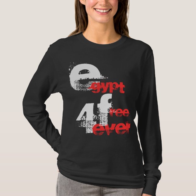 CAMISETA EGITO LIVRE 4 VEZES (Frente)
