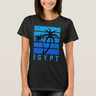 Camiseta Egito - Vintage Blue Sunset Shirt