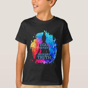 Camiseta Ego Nunca Aceita O Budismo Verdade Citação Yoga Lo