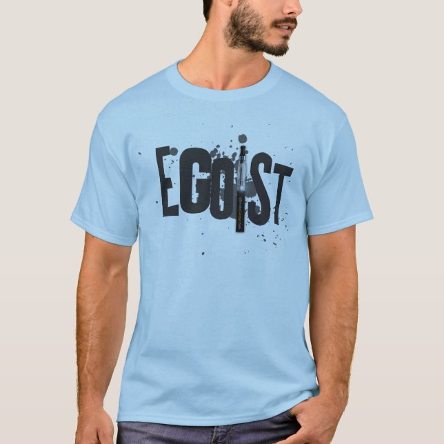 Camiseta egoist ou eCig ego-ISTs (Frente)