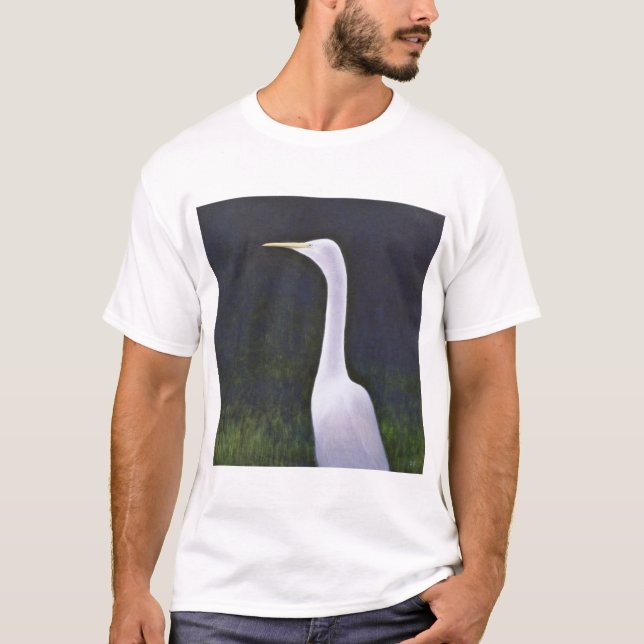 Camiseta Egret branco (Frente)
