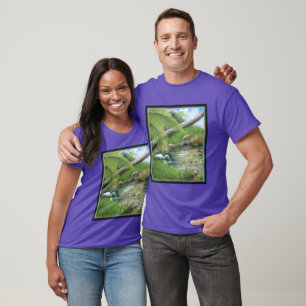 Camiseta Egret em Pond T-Shirt
