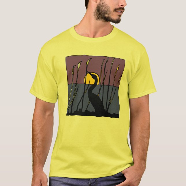 Camiseta Egret Entre Tee Reeds (Frente)