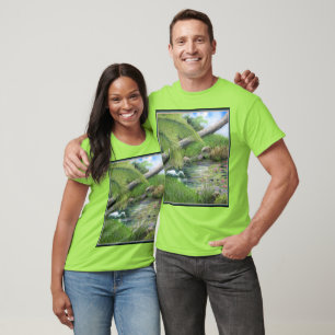 Camiseta Egret no Pond