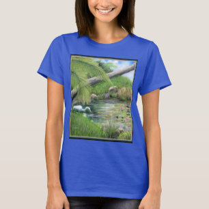 Camiseta Egret no Pond