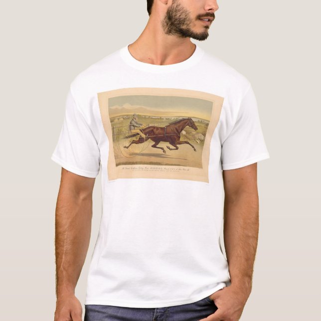 Camiseta Égua grande Sunol trotar de Califórnia (0652A) (Frente)