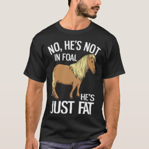 Camiseta Égua Haflinger Gorda e Sem Cria 1