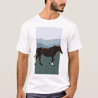 Camiseta Égua selvagem da montanha