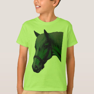 Camiseta égua verde