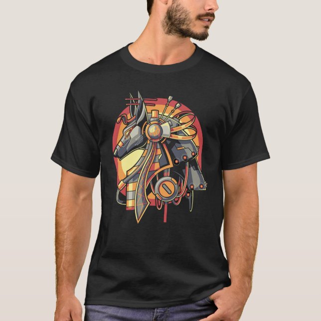 Camiseta Egypt moderna Anubis (Frente)