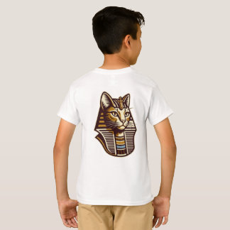 Camiseta Egyptian Cat Kids T-Shirt – Pharaonic Cat Art 