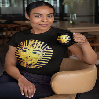 Camiseta Egyptian Style Black and Gold Pharaoh