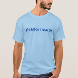 Camiseta EH azul claro com azul escuro