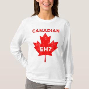 Camiseta Eh? Canadense Folha de Bordo