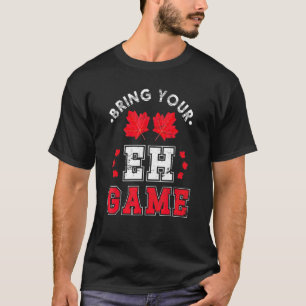 Camiseta Eh Game Maple Leaf Patriotic Canada