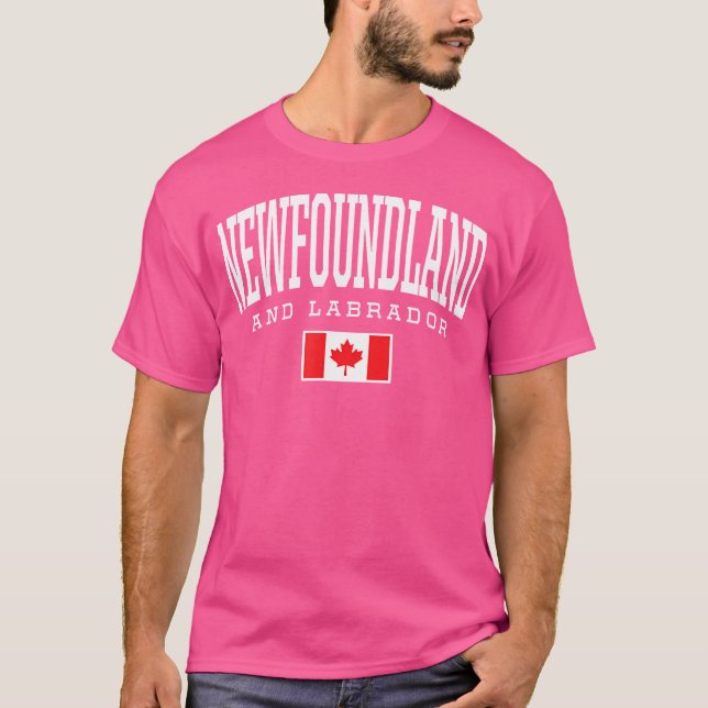 Camiseta Eh Team Canadian Flag Terra Nova Labrador Canadá (Frente)