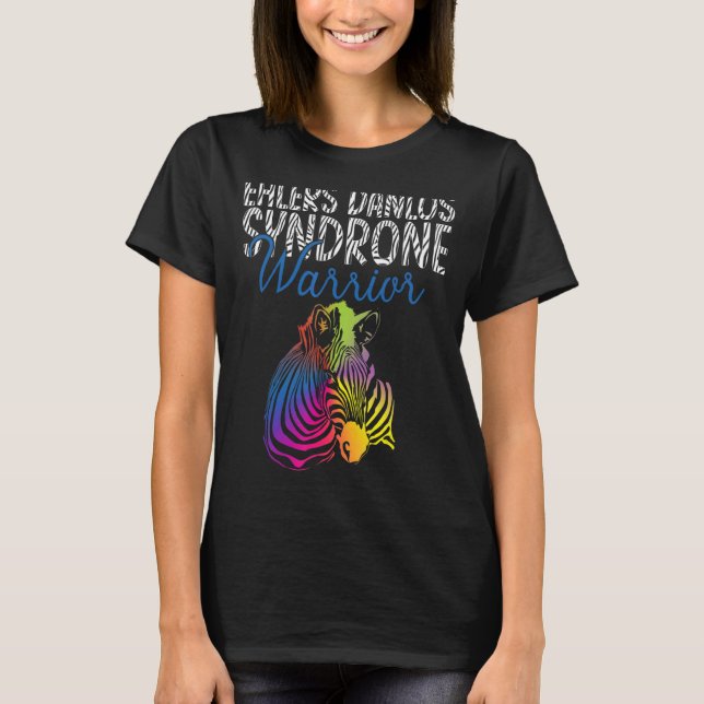 Camiseta Ehlers Danlos Sindrome Guerreiros Eds Consciência  (Frente)