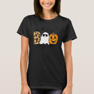 Camiseta Ei, Boo Fantasma Jack O' Lanterna Meninos Hallowee