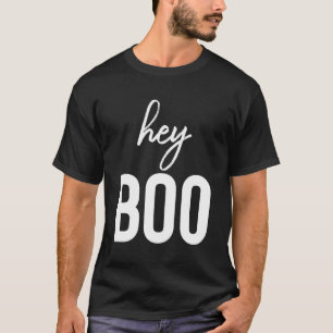 Camiseta Ei Boo Love Fantasma Pun Boo Halloween