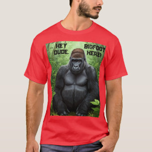 Camiseta Ei Cara, BIGFOT Aqui T-Shirt Unisex