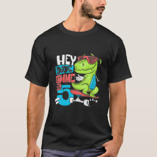 Camiseta Ei, Cara, Me Dê Os 5 Engraçados Dinossauros T-Re