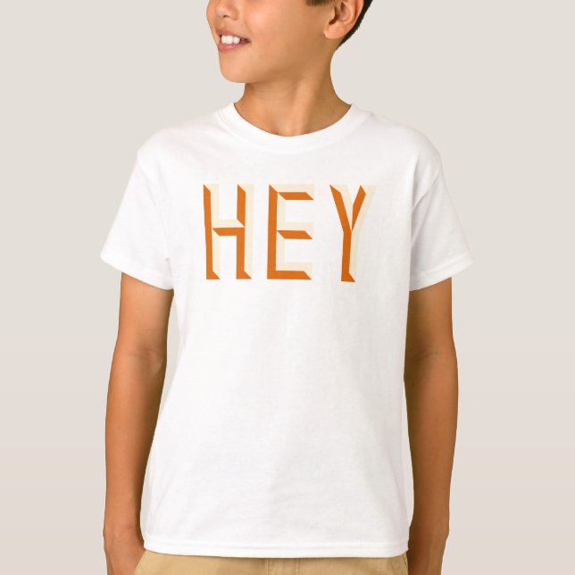 Camiseta Ei, Citação Dizendo Tipografia De Slogan (Frente)