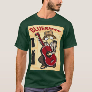 Camiseta Ei, Consiga Este Único Detalhado Dizendo Blues Man
