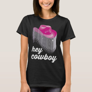 Camiseta Ei Cowboy Engraçado Cowgirl Hat
