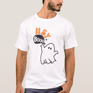 Camiseta Ei Dia de as Bruxas engraçado Boo Pun Ghost Spooky