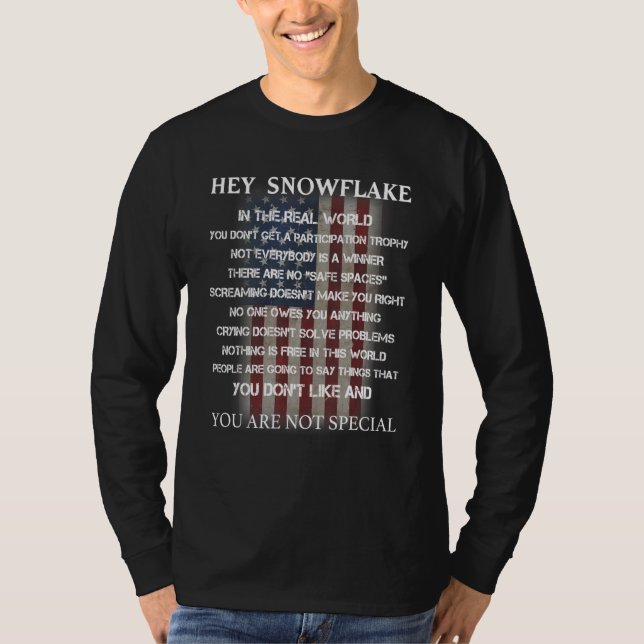 Camiseta Ei Floco De Neve No Real Mundo Militar Veterano (Frente)