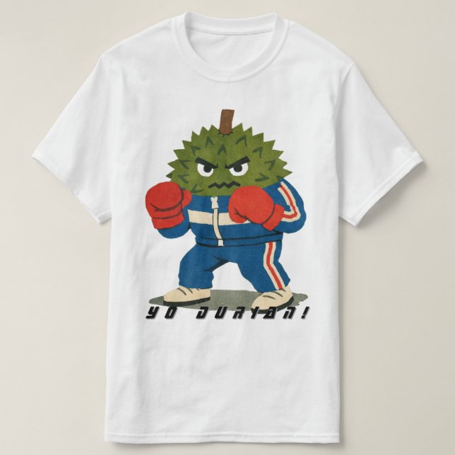 Camiseta Ei, Fruta Durian! (Frente do Design)