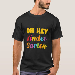 Camiseta Ei, Jardim de Infância de Volta à Escola Para Prof