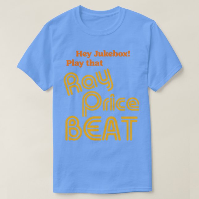 Camiseta Ei, Jukebox Tocar O Ray Price Beat (Frente do Design)