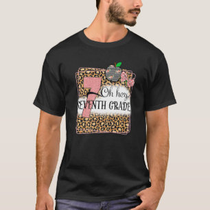 Camiseta Ei, Leopardo Da Sétima Série De Volta Às Crianças