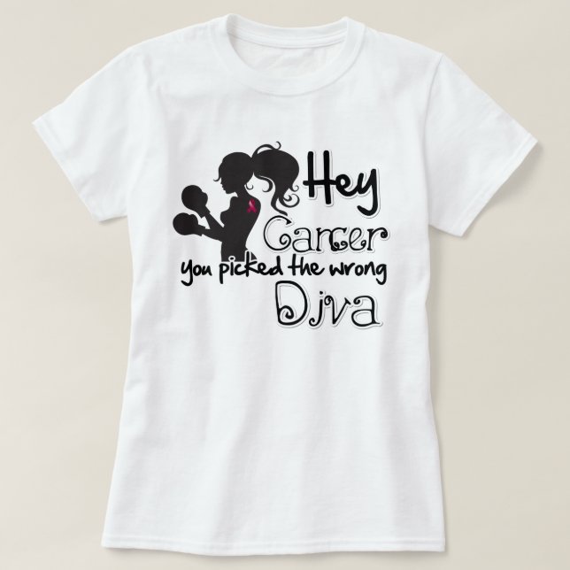 Camiseta Ei Múltiplo Cancer De Mieloma Você Pegou O D Errad (Frente do Design)