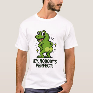 Camiseta Ei, Ninguém é Perfeito! – Humor Engraçado e Relaci