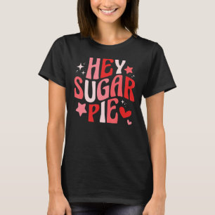 Camiseta Ei, Pie Groovy, Feliz dia de os namorados F