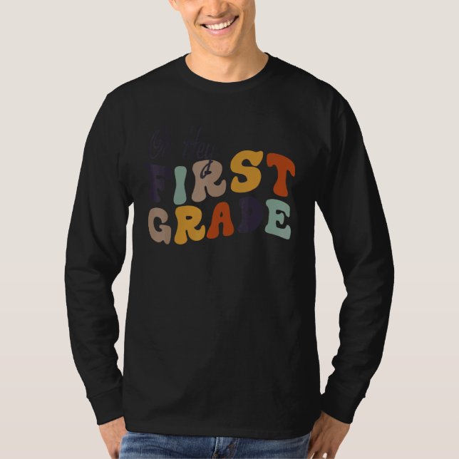 Camiseta Ei Primeiro Ano De Volta À Escola Para Professores (Frente)