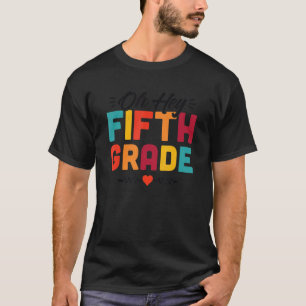 Camiseta Ei, Professora Do 5º Ano De Diversão, De Volta À S