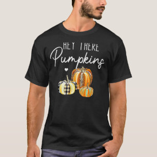 Camiseta Ei, Pumpkin Leopard Pumpkin Fal de Ação de Graças