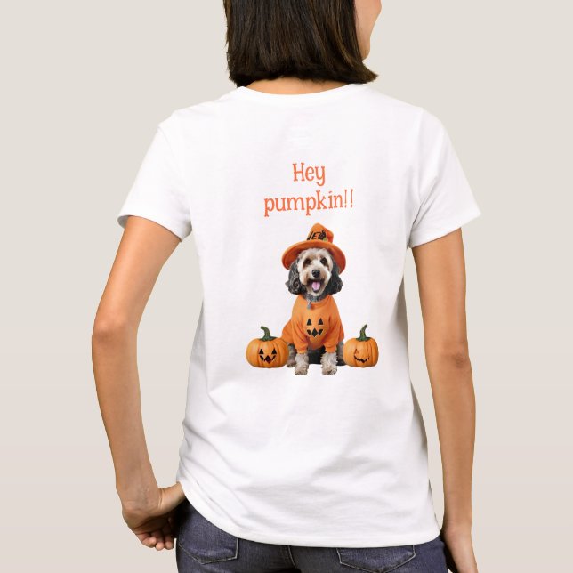 Camiseta Ei Pumpkin, vamos assombrar a cidade (Verso)